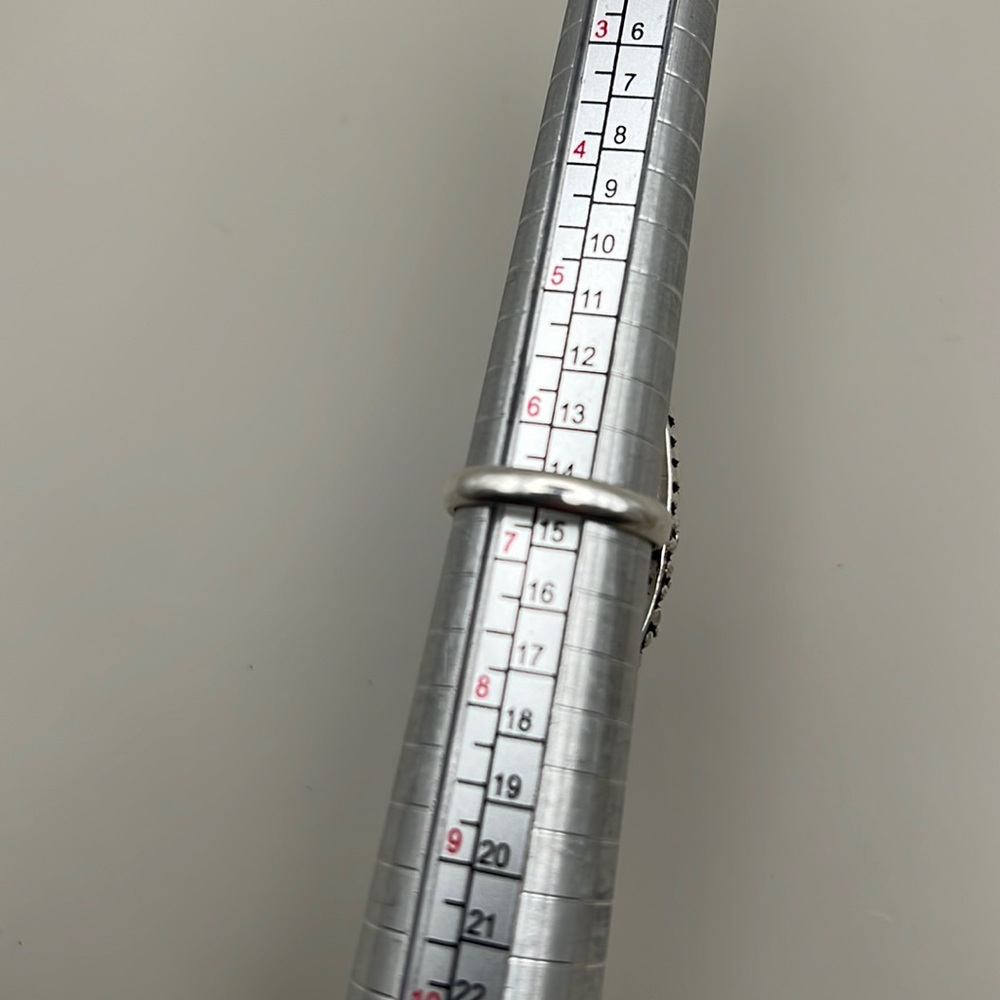 New Pink Enhanced Ruby Stone Crystal Ring Silver … - image 4